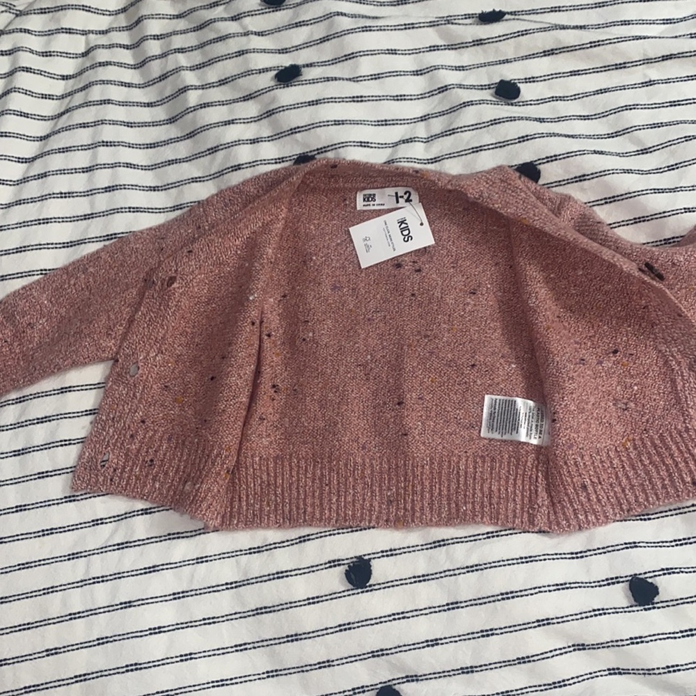 Cotton On Kids Pink Cardigan 1-2 Toddler - Picture 6 of 7